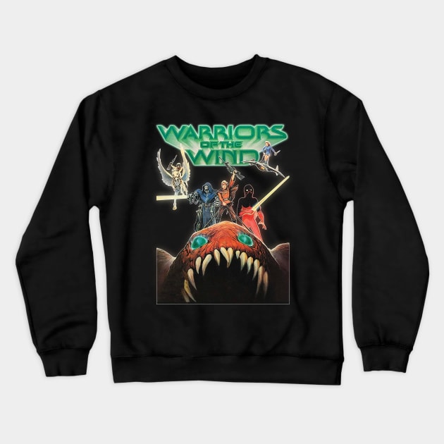 Warriors of the Wind ))(( 80s Cult Classic Anime Fan Design Crewneck Sweatshirt by darklordpug